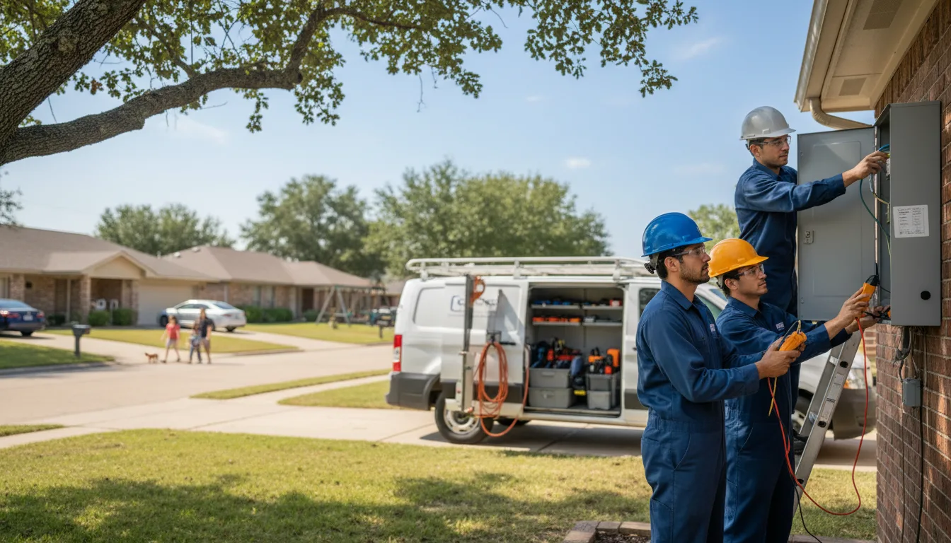 Certified electrician providing emergency electrical services in Darling, MS